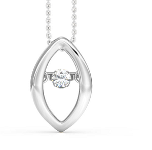 Polar White Gold Necklace 18k with Diamond Pendant