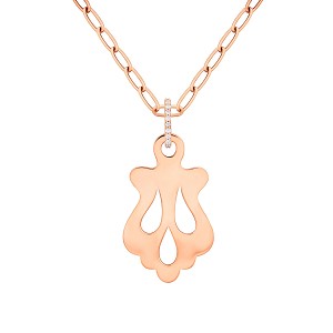 Asala Rose Gold and Diamond Pendant Necklace