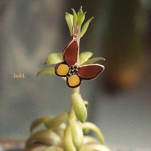 Multi Color Enamel 18k Yellow Gold Necklace with Butterfly Pendant - 3