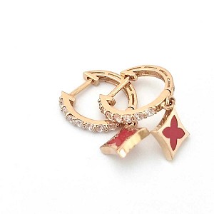 Star earrings in 18k gold