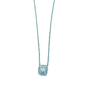 Yomiyat Emerald Diamond Necklace with Chain