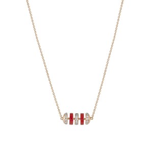 The Treasures Small Pendant 18k gold & Red Coral