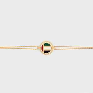 UAE Flag Bracelet in 18k Gold