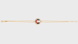 UAE Flag Bracelet with Diamonds