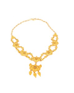 Bahraini Design 21k gold necklace