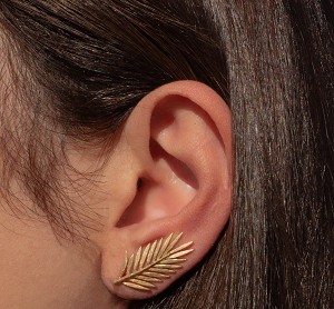 Saafa 18k Yellow Gold Earrings