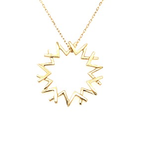 Piece of Art 18k Yellow Gold Necklace
