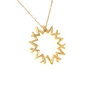 Piece of Art 18k Yellow Gold Necklace
