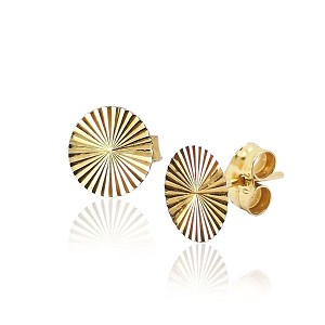 18K Yellow Gold Earrings [XE-487]