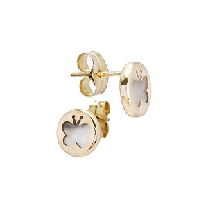 18K Yellow Gold Earrings [XE-451]