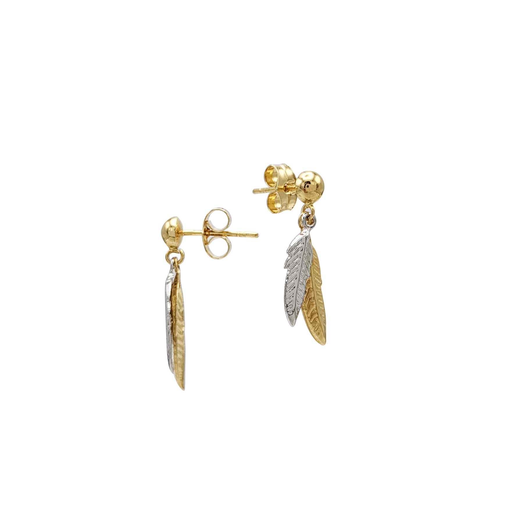 18K Yellow Gold Earrings [XE-470]