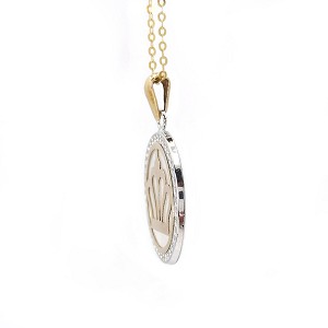 18K Yellow Gold Pendant with Chain [XN-592]