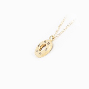 18K Yellow Gold Pendant with Chain [XN-586]