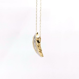 18K Yellow Gold Pendant with Chain [XN-585]